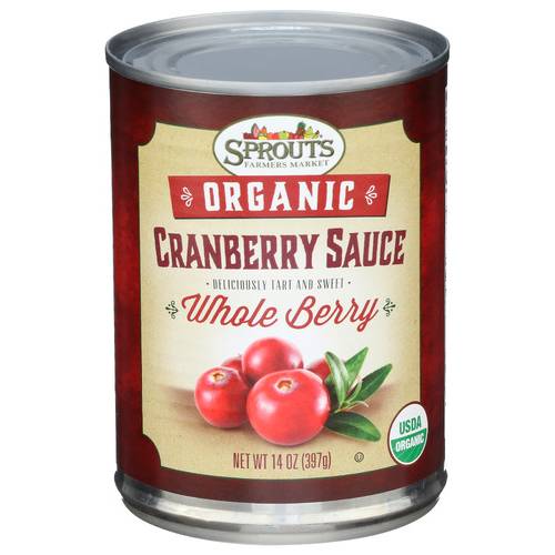 Sprouts Organic Whole Cranberry Sauce