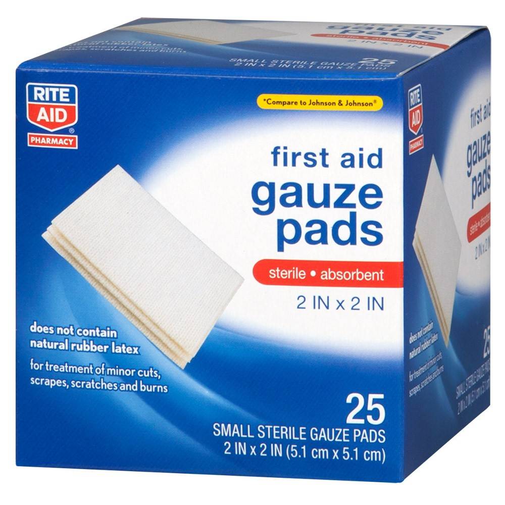 Rite Aid Advance Antimicrobial Sterile Gauze Pads, 2x2