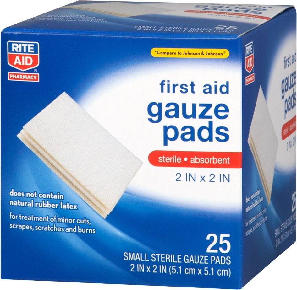 Rite Aid Advance Antimicrobial Sterile Gauze Pads, 2x2