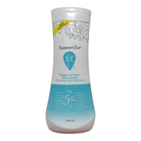 Summer's Eve 5 in 1 Cleansing Wash Fragrance Free (444 ml)