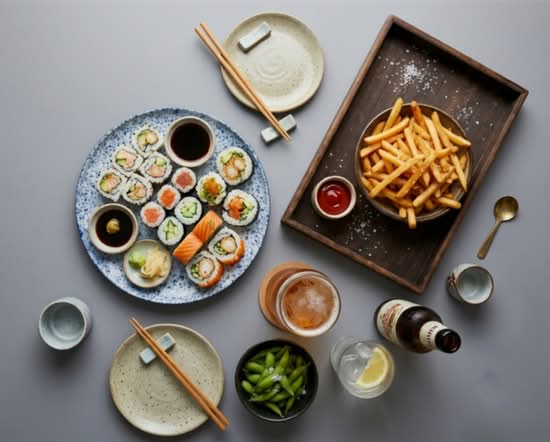 Sushi y Aguas Frescas