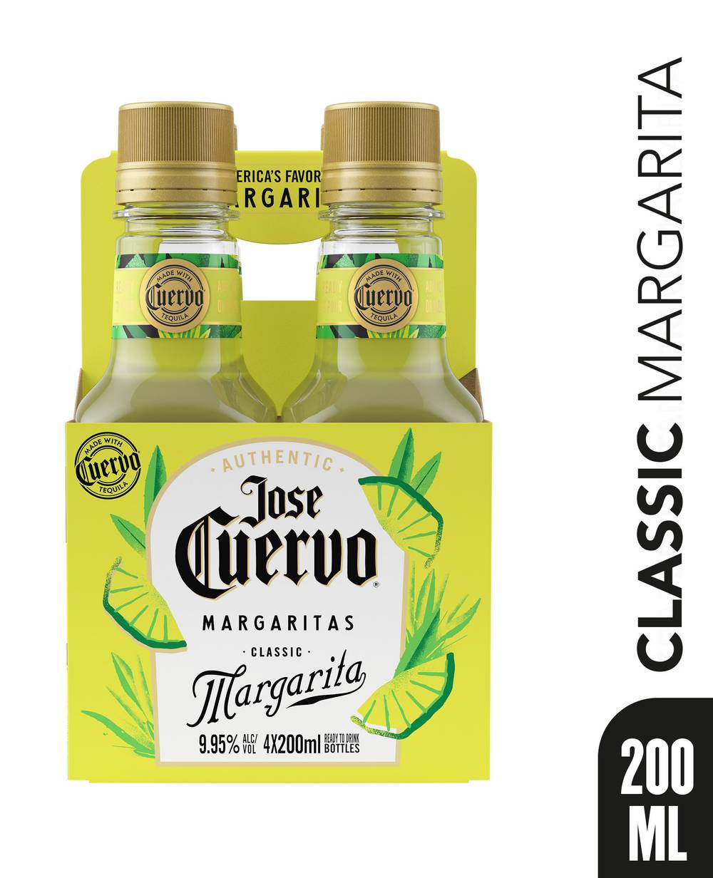 Jose Cuervo Classic Margarita Minis (4 x 200 ml)