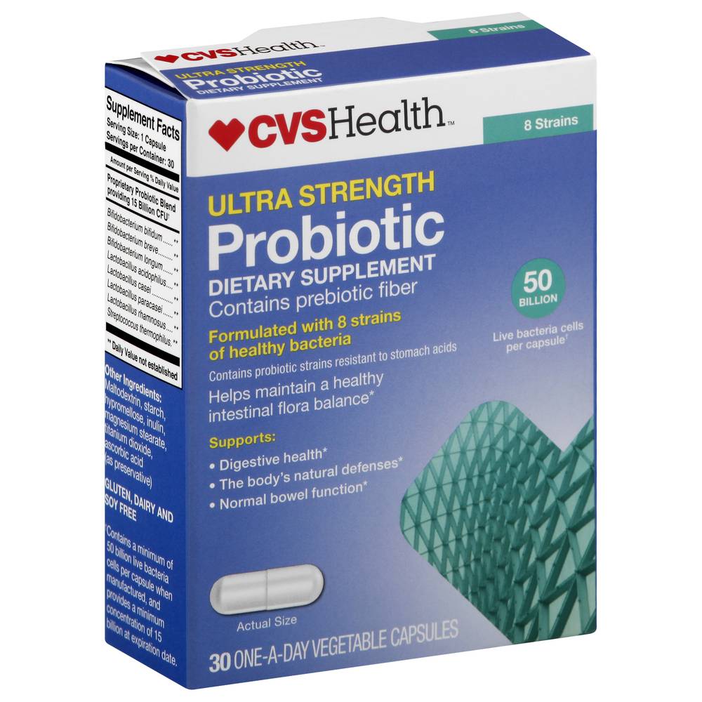 Cvs Health Ultra Strength Probiotic Caplets (30 ct)