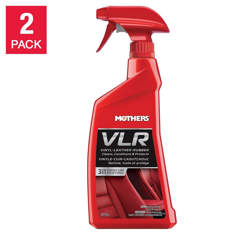 Mothers Vlr Vinyl Leather Rubber Care, 2-Pack