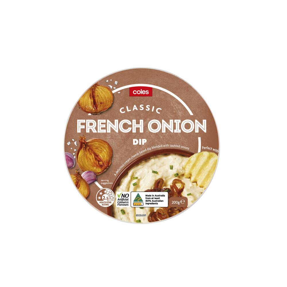 Coles French Onion Dip (200g)