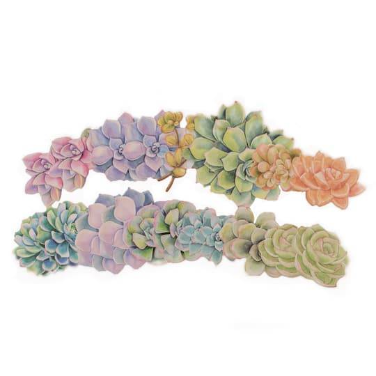 Recollections Succulent Die Cut Stickers (24 ct)