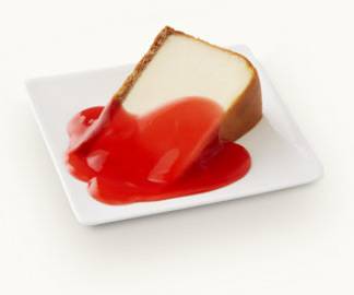 Bakery Colossal Cherry Topped Slice Cheesecake