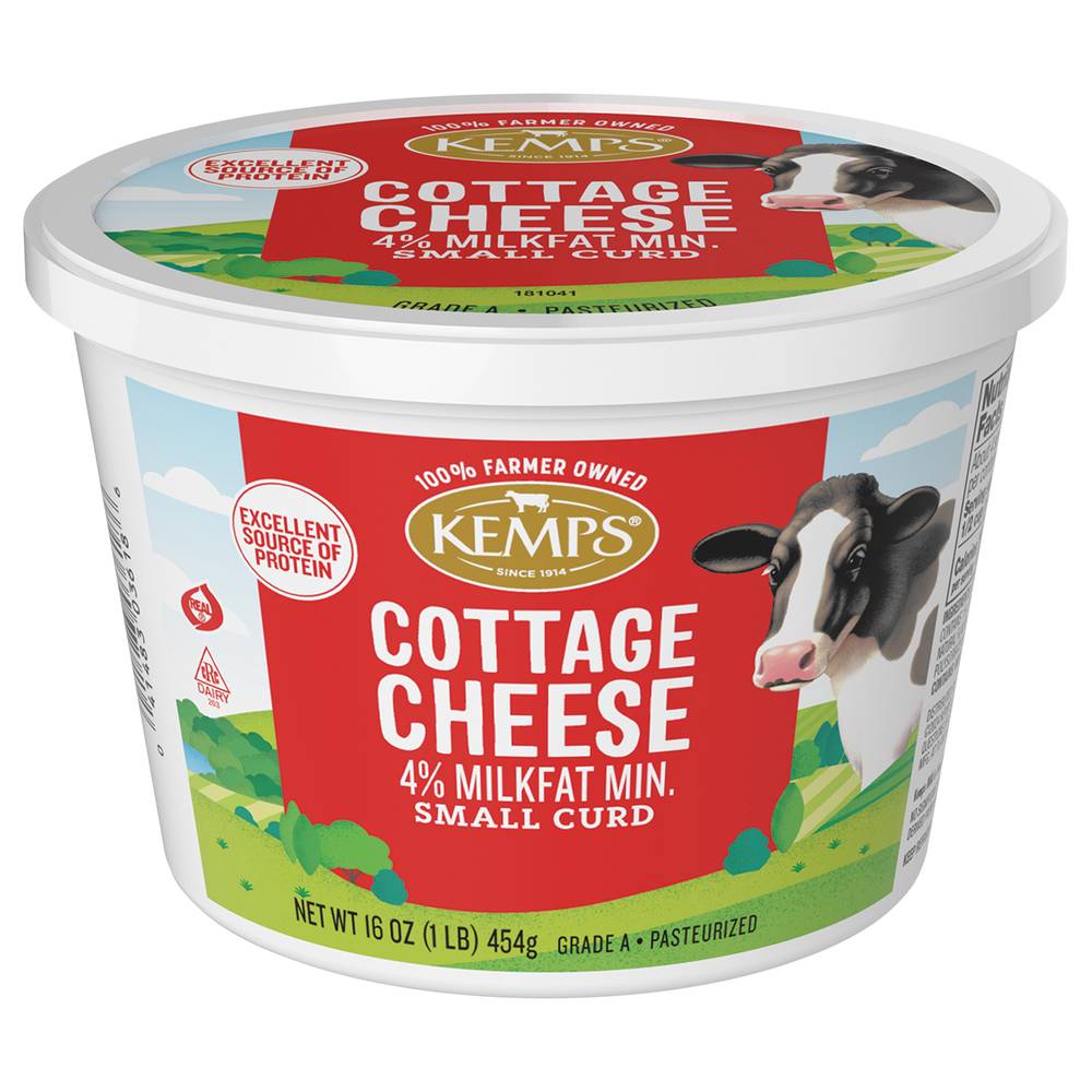 Kemps Small Curd Cottage Cheese, 4% (1 lbs)