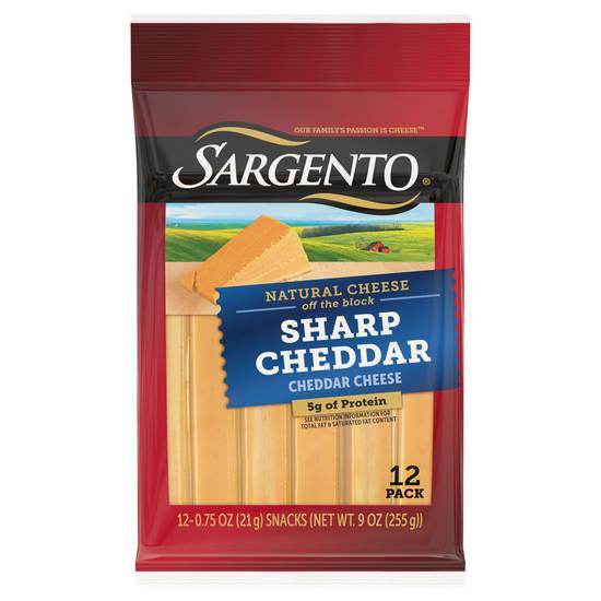 Sargento Sharp Cheddar Cheese Snack Sticks
