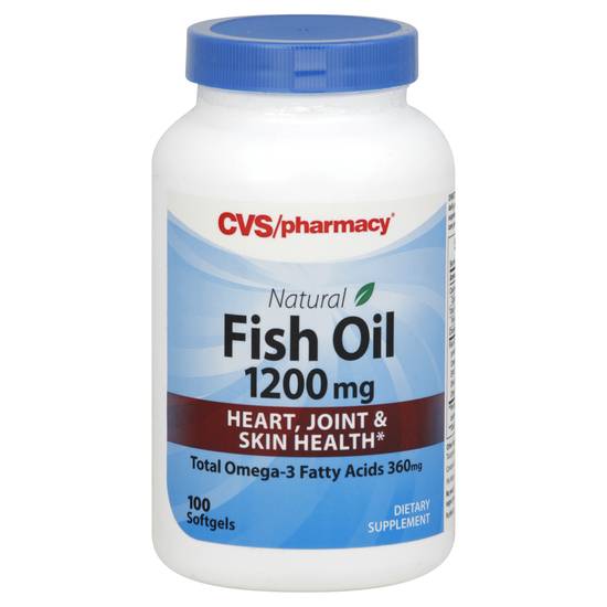 Cvs Pharmacy Natura Fish Oil (100 ct)