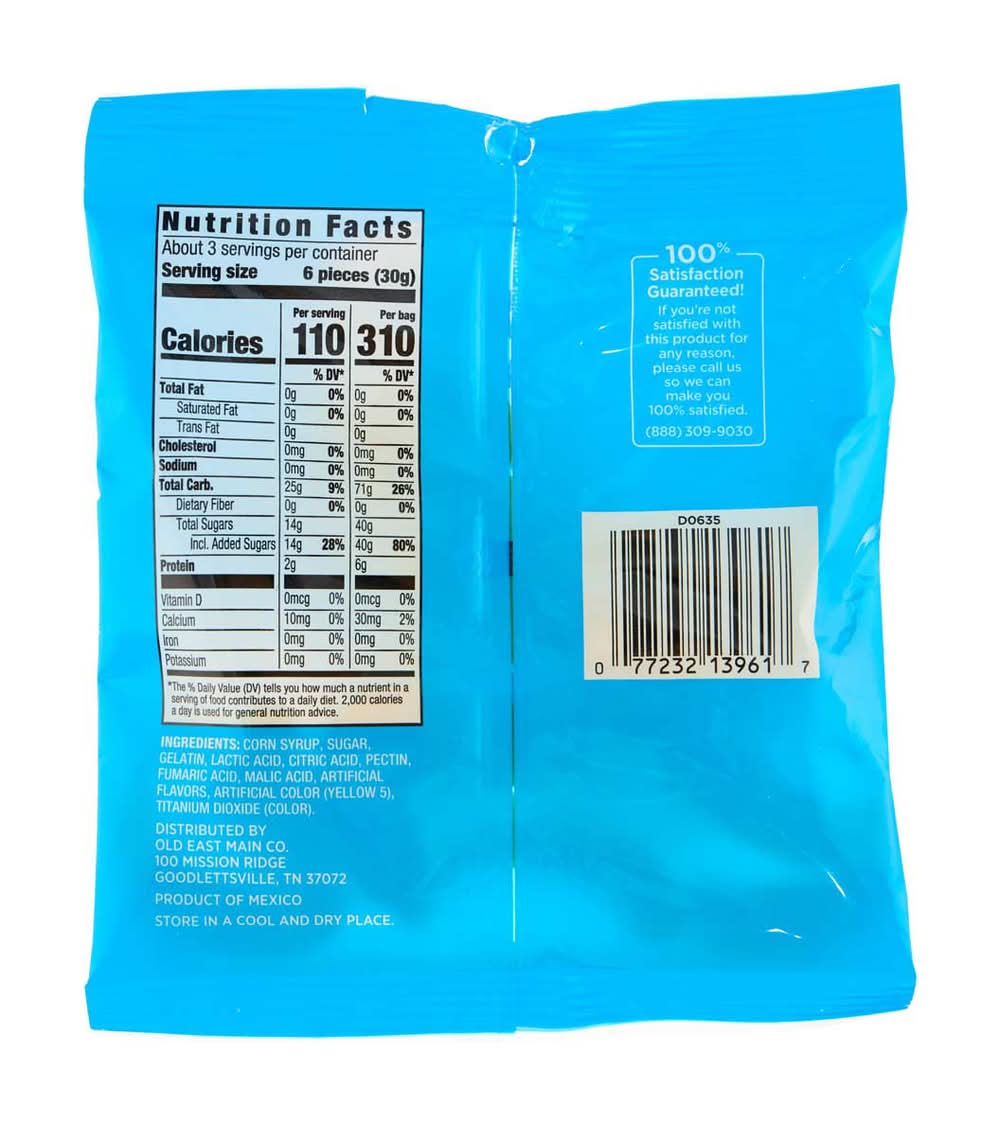 Sweet Smiles Gummi Bananas Candy Bag 3 Oz