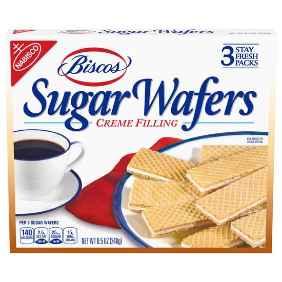 Biscos Creme Filling Sugar Wafers (3 ct)
