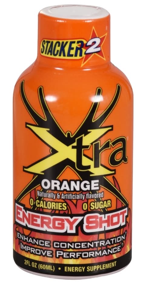 Stacker 2 Xtra Energy Shot, Orange (2 fl oz)