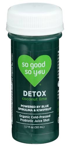 So Good So You Coconut Lime Detox Probiotic Juice Shot
