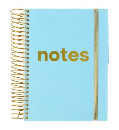 Single Wire Spiral Notebook 6in x 8.25in Bright Blue