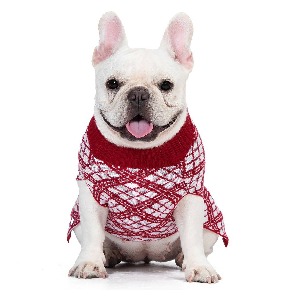 A Christmas Story Dog Sweater (Color: Red, Size: X Small)