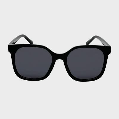 Wild Fable Plastic Square Sunglasses, Black