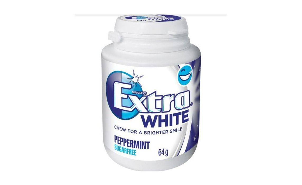 Extra White Gum Bottle 64g