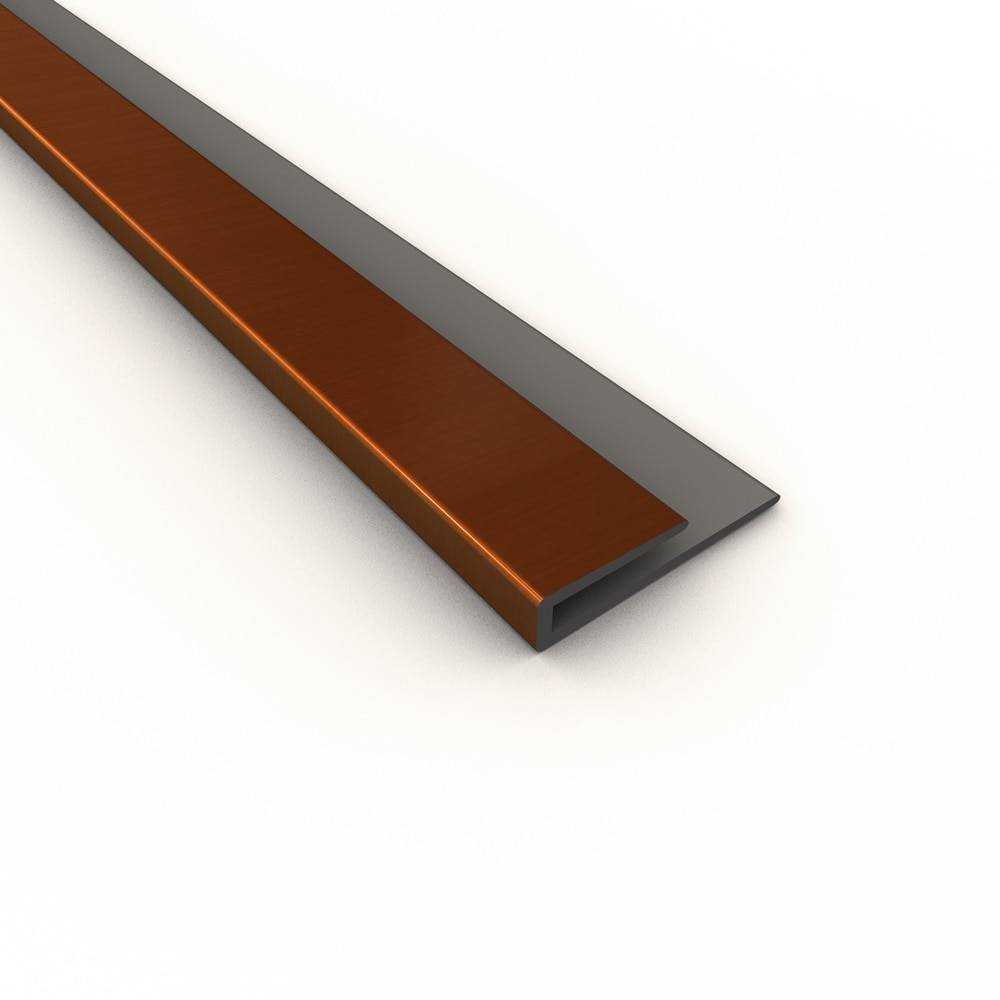 Fasade J Trim 0.75-in W x 18-in L Oil Rubbed Bronze PVC J-shape Tile Edge Trim | 921-26