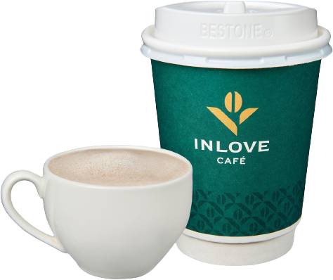 【inLove Cafe】熱卡布奇諾12oz <1Cup杯 x 1 x 1Cup杯>