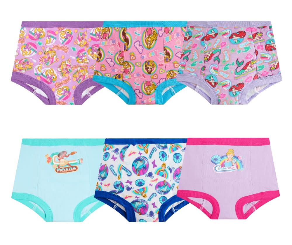 Disney Princess Girls' Potty Training Underwear
