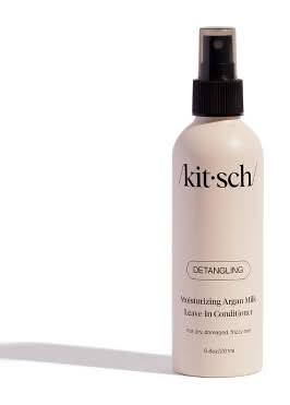 Kitsch Moisturizing Argan Milk Leave-In Conditioner, Women (6.8 fl oz)