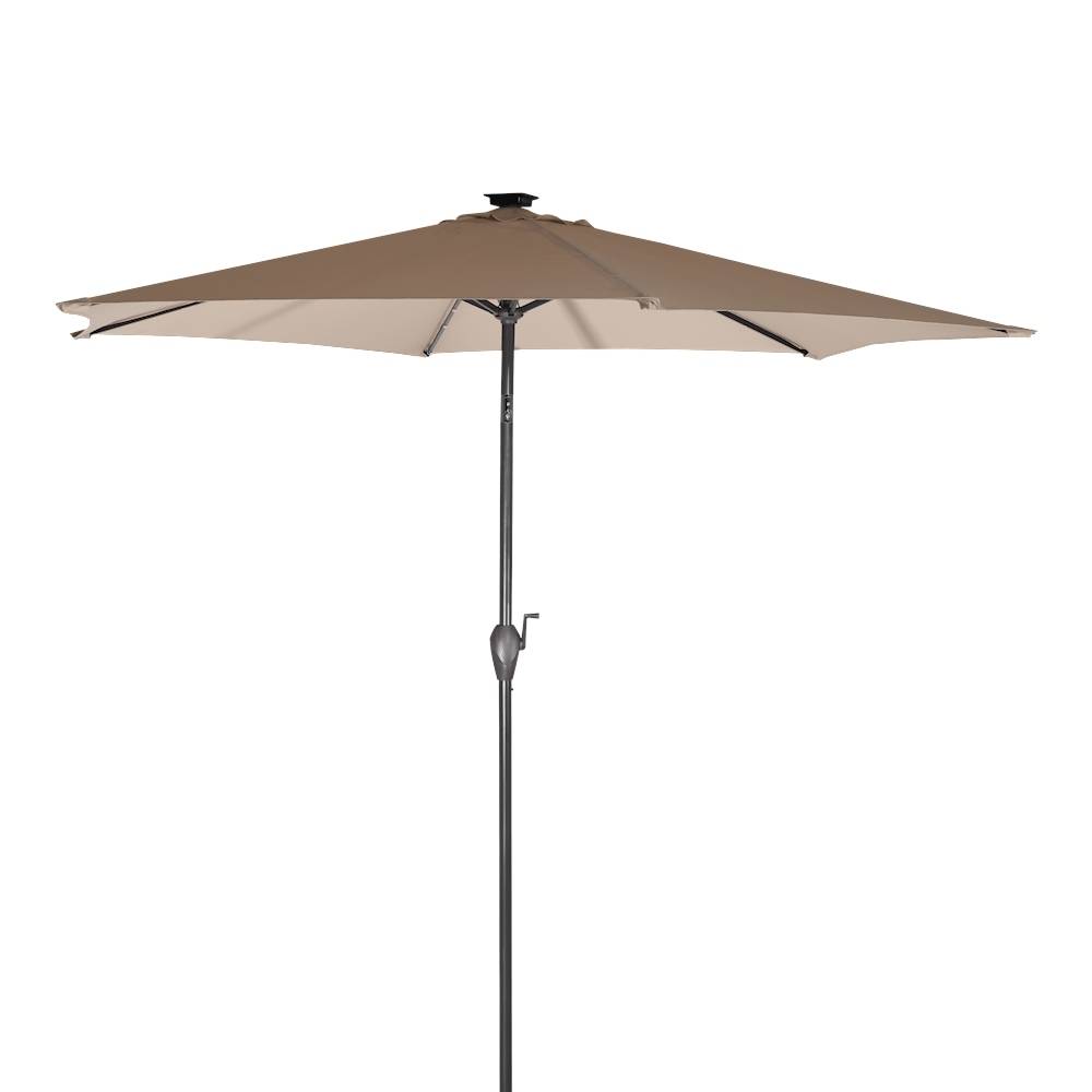 hamilton bay patio umbrella Garden Winds Replacement Canopy Top for Hampton Solar Offset 314020938 Hampton Bay Beige11 ft. Aluminum