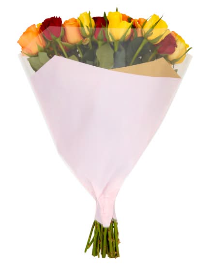 Morrisons Rainbow Roses Flowers Bouquet