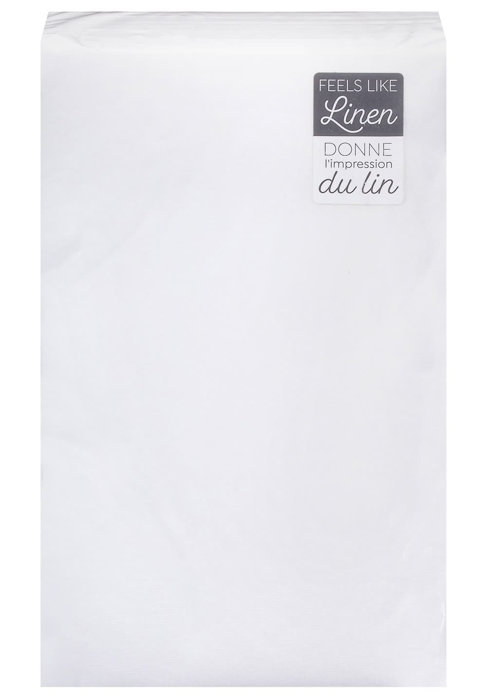 Sensations White Dinner Napkins (5.7 oz)