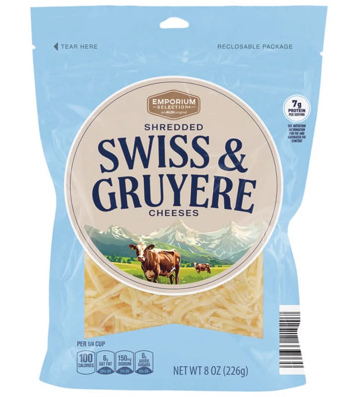 Emporium Selection Specialty Shredded Swiss & Gruyere Cheese (8 oz)