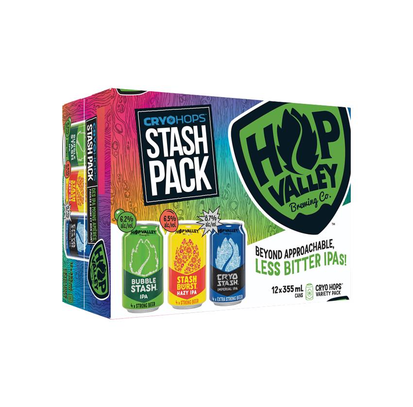 Hop Valley Brewing Co. Stash Pack Mixer Beer (12 pack, 29.58 mL)