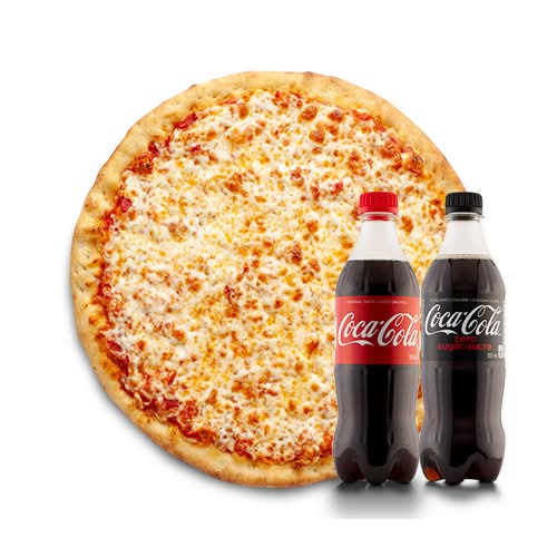 Pizza Solo (Moyenne) + 2 Bouteilles de Boisson Gazeuse