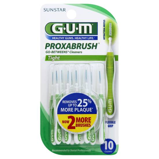 Gum Proxabrush Go-Betweens Tight Cleaners (10 ct)