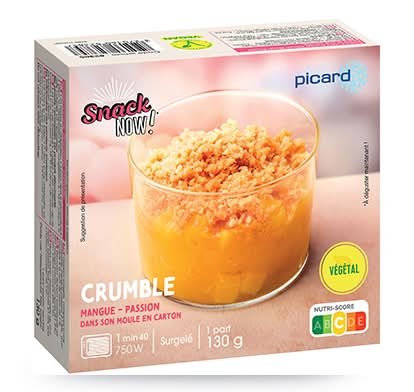 Crumble mangue passion
