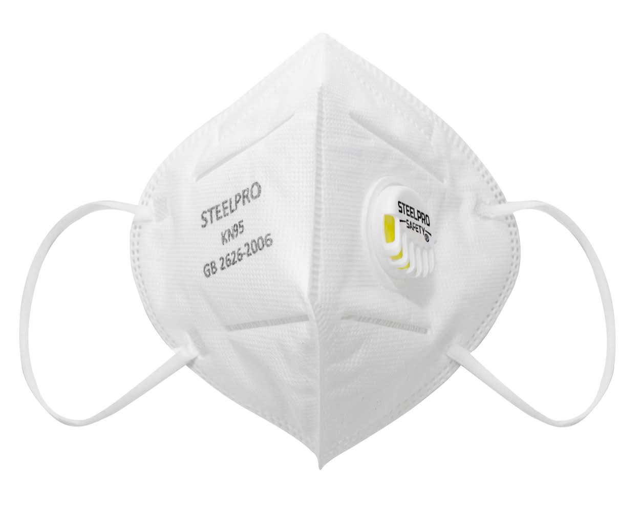 Steelpro · Mascarilla respiradora con válvula kn95 (50 g)