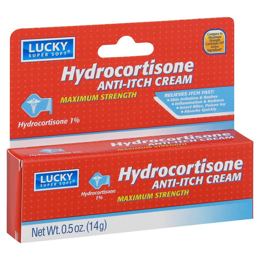 Lucky Super Soft Hydrocortisone Cream (0.5 oz)