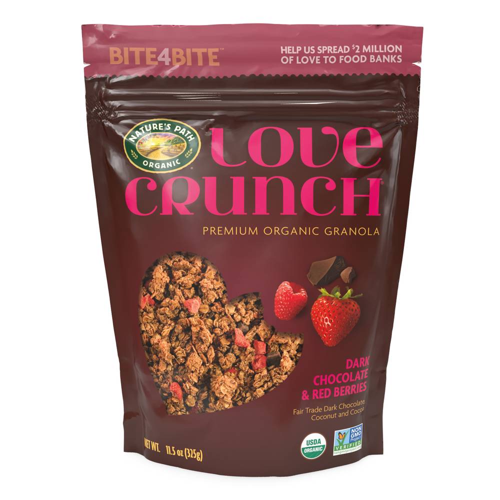 Nature's Path Love Crunch Organic Granola, Dark Chocolate & Red Berries (11.5 oz)