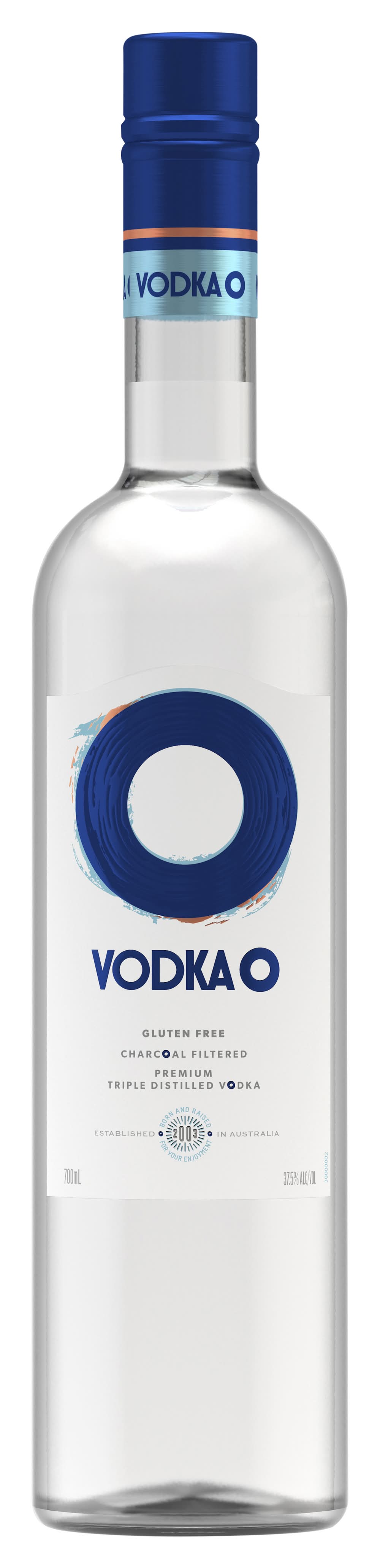 Vodka O Gluten Free Premium Triple Distilled Vodka (1L)