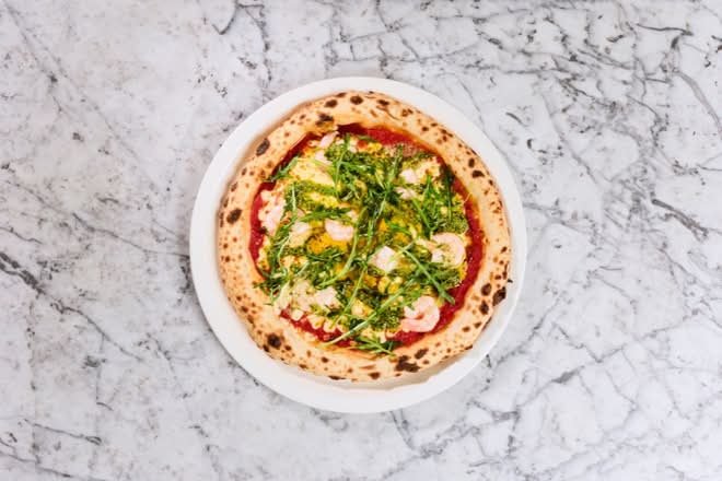 Garlic King Prawn & Pesto