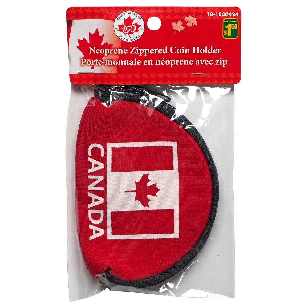 Canada Coin Holder With Zipper
