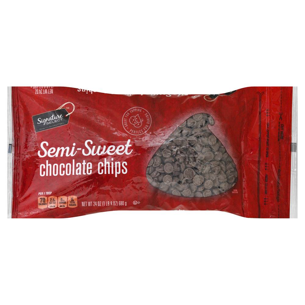 Signature Select Semi Sweet Chocolate Chips