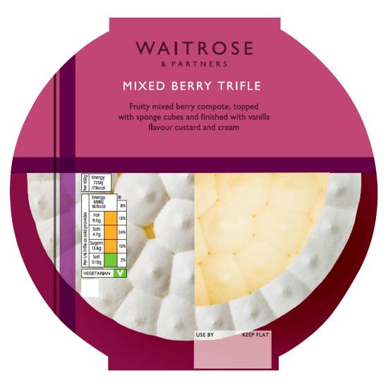 Waitrose Mixed Berry Trifle