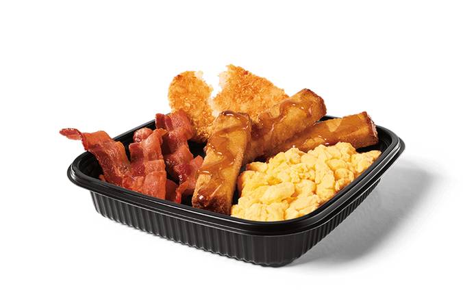 3PC French Toast Sticks Platter w/ Bacon