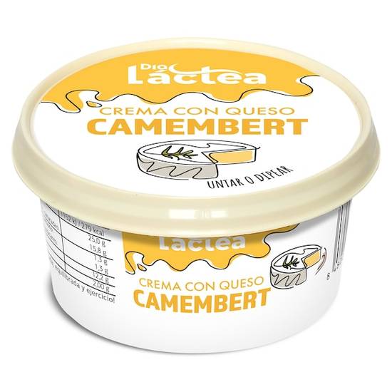 Crema con Queso Camembert Dia Láctea Tarrina 125 G