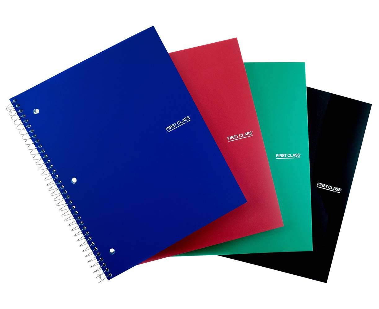 First Class Notebook First Class Pattern Spiral Notebooks 240 Papers Each Delivery Near Me ...