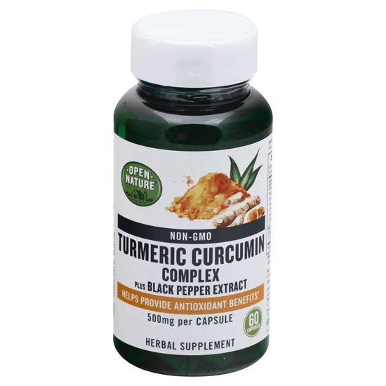 Open Nature Supplement Turmeric Curcumin (60 ct)