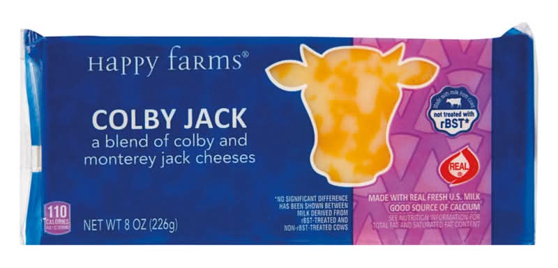 Happy Farms Colby Jack Cheese Block (8 oz)