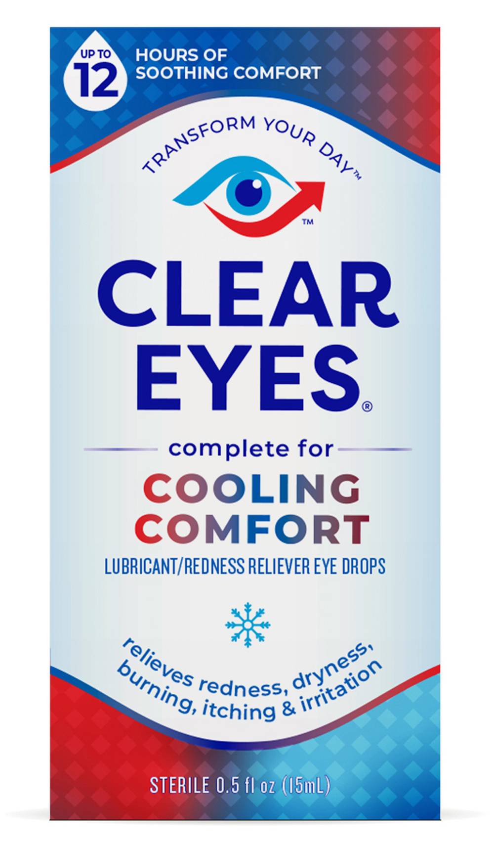 Clear Eyes Cooling Comfort Redness Relief Drops (0.5 fl oz)