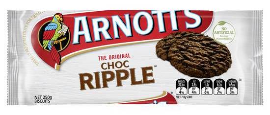 Arnott's Chocolate Ripple 250g