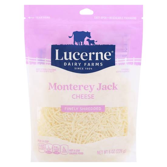 Lucerne Finely Shredded Monterey Jack Cheese